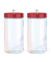 Style Setter Bling Luster Glass Jar with Lid 60 oz