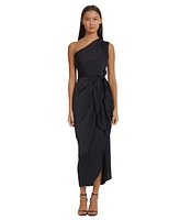 Donna Morgan Women's One-Shoulder Midi Dress