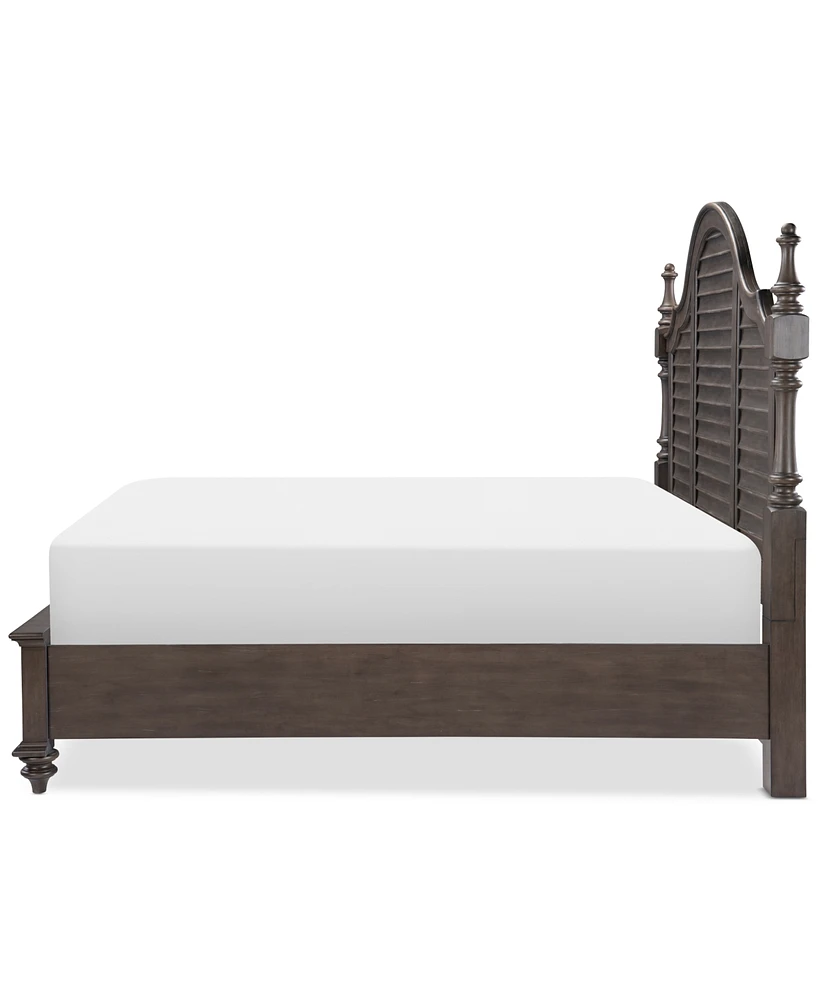 Mandeville Louvered California King Storage Bed