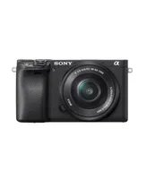 Sony ILCE6400L/B Mirrorless Digital Camera with 16-50mm (Black) Holiday Bundle