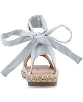 Journee Collection Women's Emelie Espadrille Flat Sandals