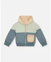 Boy French Terry Hooded Pine Green - Toddler|Child
