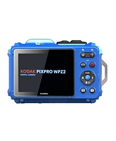 Kodak Pixpro WPZ2 Rugged Waterproof 16MP Digital Camera (Blue) Bundle