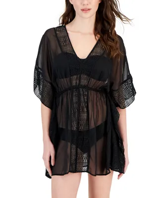 Miken Women's Lace-Trim Cover-Up Tunic