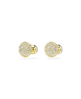 Swarovski White, Gold-Tone Meteora Stud Earrings