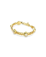 Swarovski Round Cut, White, Gold-Tone or Ruthenium Plated Numina Bracelet