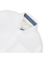 Hope & Henry Boys' Linen Classic Button Down Shirt, Kids