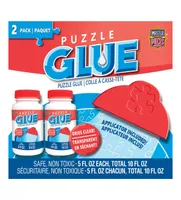 Masterpieces Puzzle Glue 5 oz. 2-Pack - With Spreader - Clear