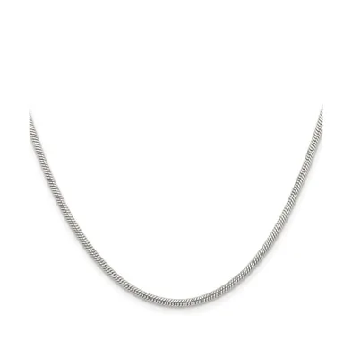 Chisel Stainless Steel Polished 2.4mm Snake Chain Necklace