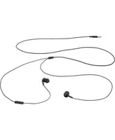 Basics In Ear Wired Headphones, Ear buds with Microphone No Wireless Technology, Black