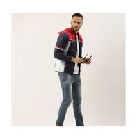 Campus Sutra Men's Multicolor Zip-Front Jacket With Insert Pocket