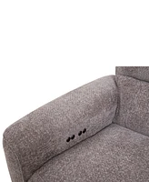 Deklyn 129" 6-Pc. Zero Gravity Fabric Sectional with 2 Power Recliners & Consoles, Created for Macy's