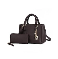 Mkf Collection Ruth Satchel Bag with Wallet by Mia K