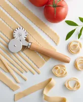 Fante's 5-Piece Ravioli Maker and Double Pastry Ravioli Pasta Dough Cutter Set, The Italian Market Original Since 1906