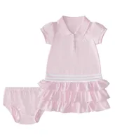 adidas Baby Girls Ruffle Polo Dress