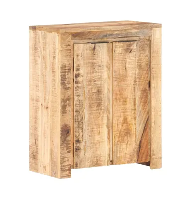 Sideboard 23.2"x13"x29.5" Rough Mango Wood