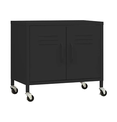 vidaXL Storage Cabinet 23.6"x13.8"x22" Steel