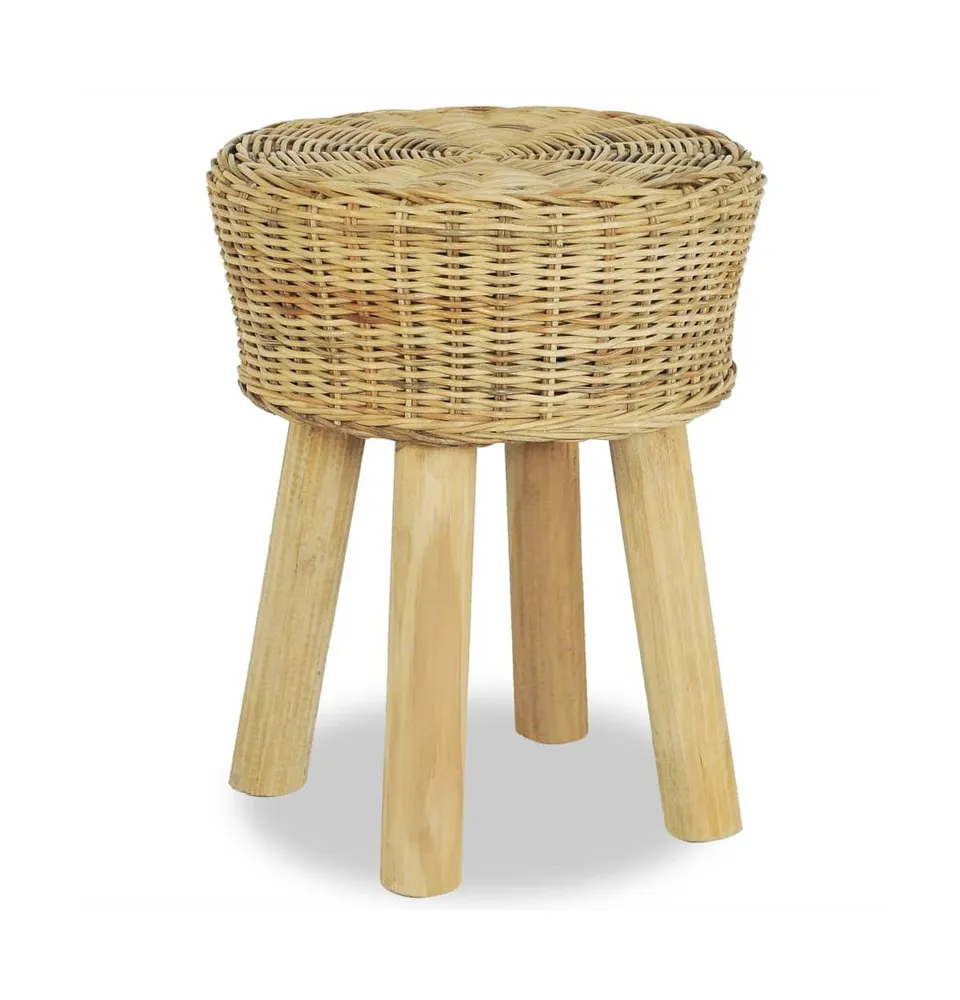 Bar Stool Natural Rattan