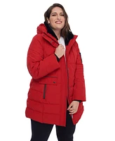 Alpine North Plus Size Kootney Mid-Length Parka Coat