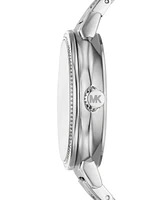 Michael Kors Women's Sofie Three-Hand Silver-Tone Stainless Steel Watch 36mm