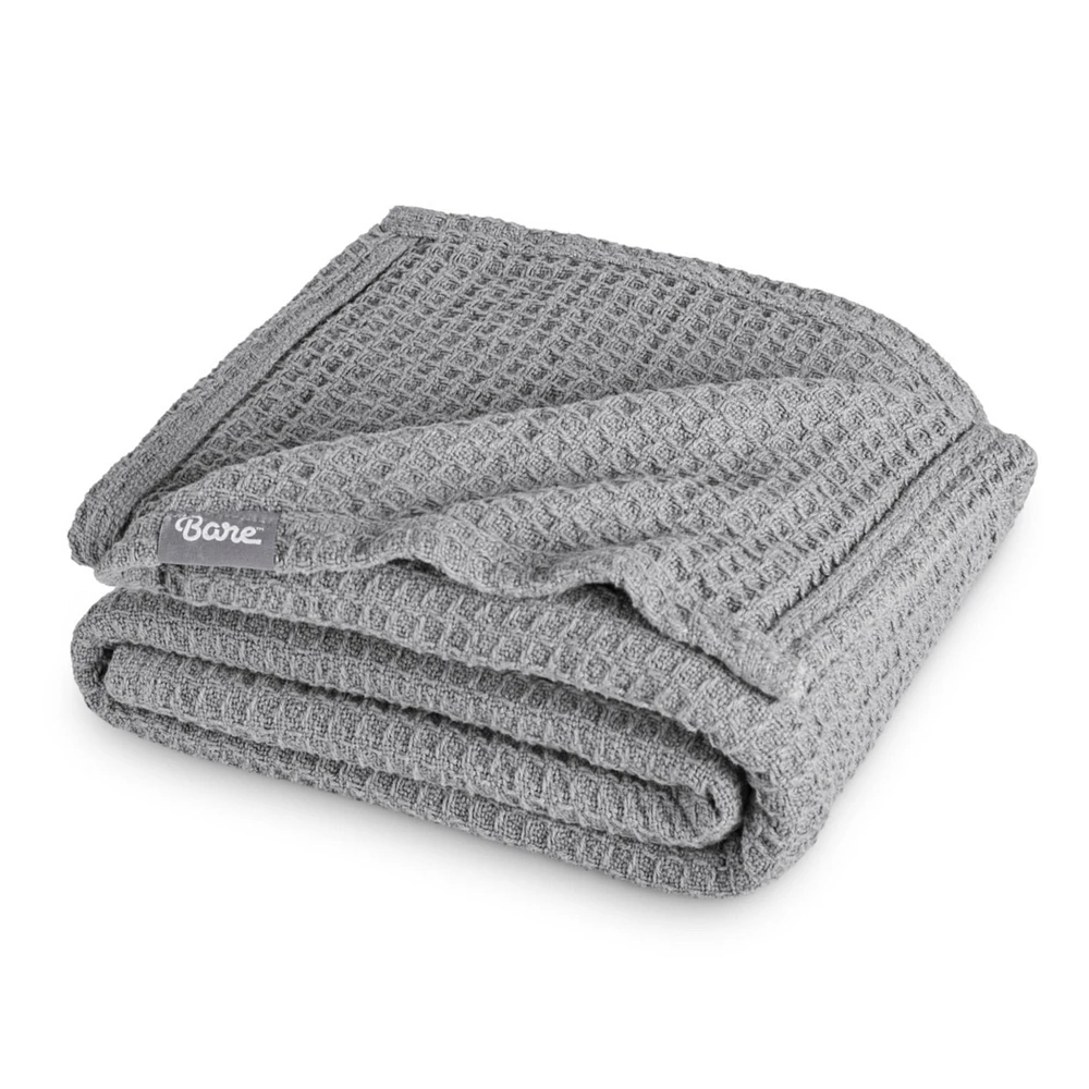 Bare Home Cotton Waffle Blanket Full/Queen