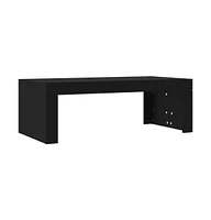 vidaXL Coffee Table Black 40.2"x19.7"x14.2" Engineered Wood