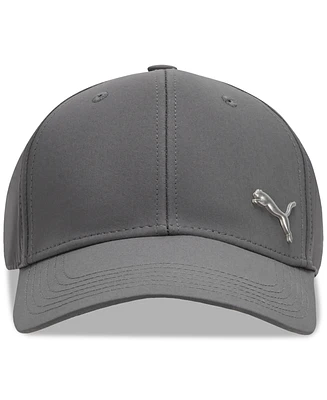 Puma Men's Alloy Solid Color Cat Logo Stretch Fit Cap