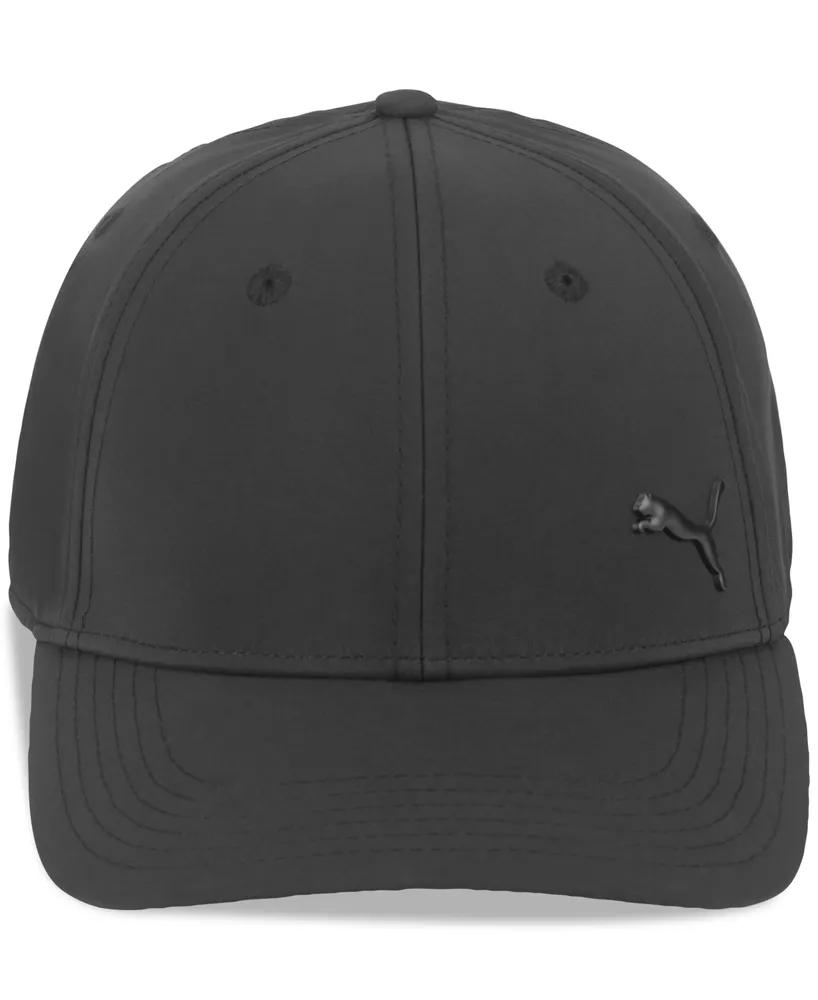 Puma Men's Alloy Solid Color Cat Logo Stretch Fit Cap