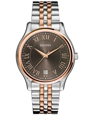 Balmain Men's Swiss Beleganza Two-Tone Stainless Steel Bracelet Watch 40mm