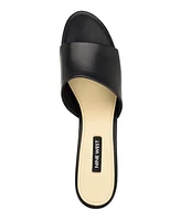 Nine West Women's Boone Slip-On Round Toe Wedge Sandals