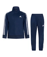 adidas Little Boys Tricot Jacket and Jogger Pants, 2-Piece Set