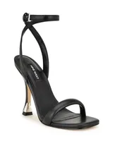 Nine West Women's Nyra Tapered Heel Square Toe Dress Sandals