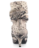 Journee Collection Women's Jo Slouchy Kitten Heel Dress Booties