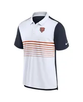 Men's Nike Navy, White Chicago Bears Fashion Performance Polo Shirt