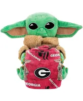 Northwest X Disney Georgia Bulldogs Yoda Hugger Pillow and Silk Touch Throw Set