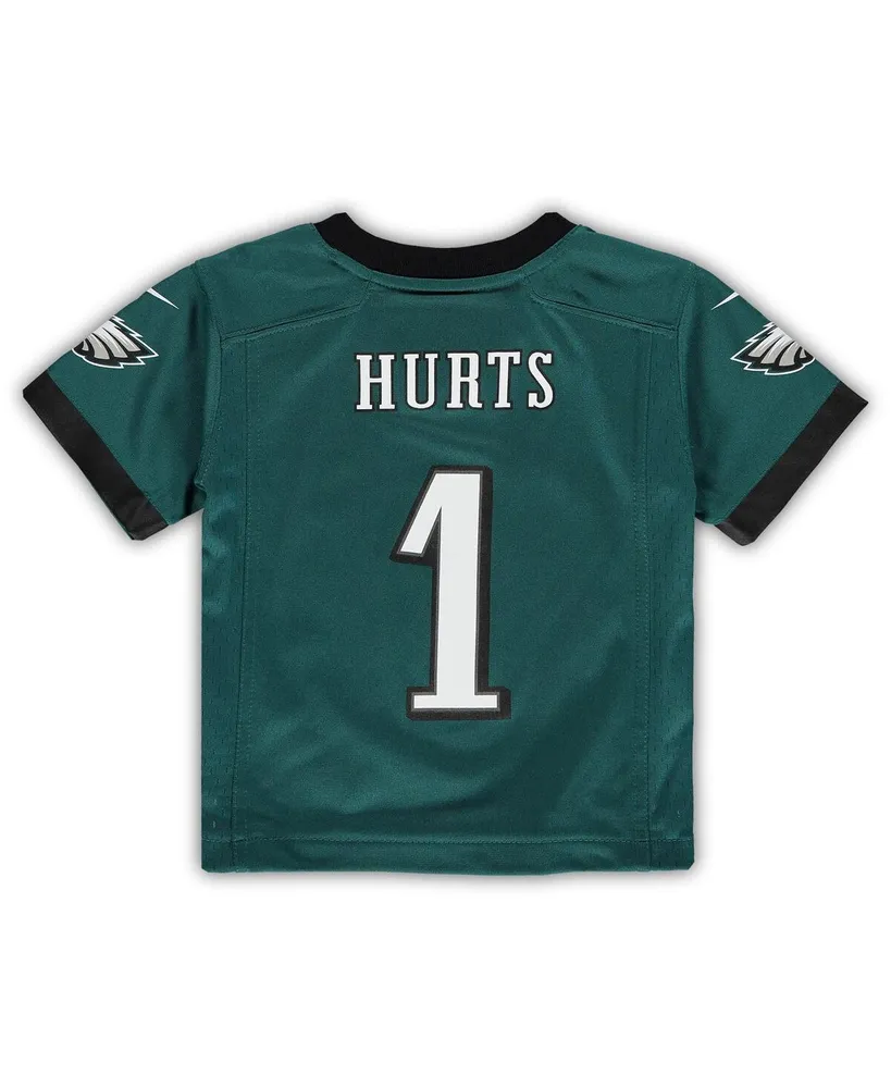 Toddler Boys and Girls Nike Jalen Hurts Green Philadelphia Eagles Game Jersey