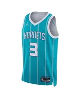 Men's and Women's Jordan Terry Rozier Teal Charlotte Hornets Swingman Jersey - Icon Edition