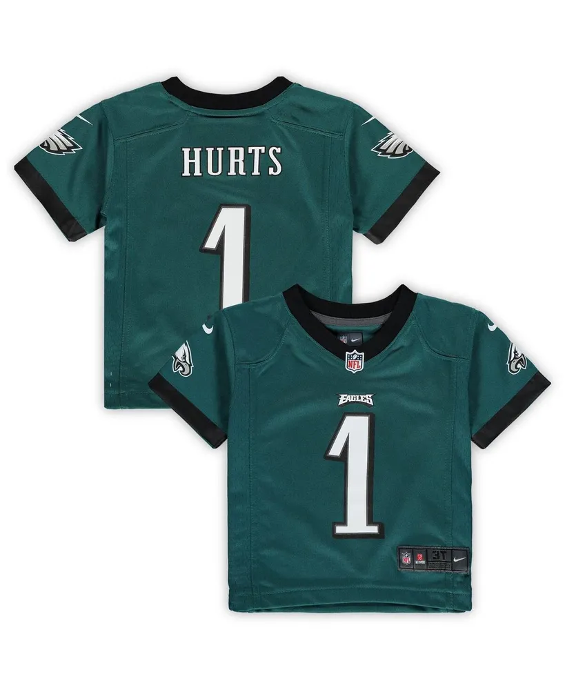 Toddler Boys and Girls Nike Jalen Hurts Green Philadelphia Eagles Game Jersey