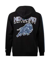 Men's Fisll Black Howard Bison Oversized Stripes Pullover Hoodie