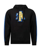 Men's Fisll Black North Carolina A&T Aggies Oversized Stripes Pullover Hoodie