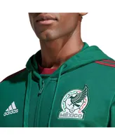 Men's adidas Green Mexico National Team Dna Full-Zip Hoodie