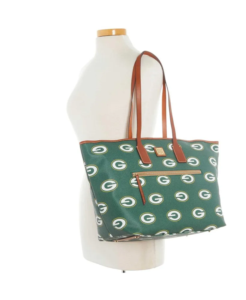 Women's Dooney & Bourke Green Bay Packers Sporty Monogram Large Zip Tote Bag