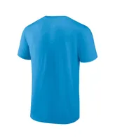 Men's Fanatics Blue Carolina Panthers Big and Tall Arc and Pill T-shirt