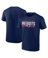 Men's Fanatics Navy New England Patriots Big and Tall Arc Pill T-shirt