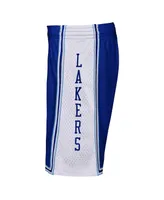 Big Boys Mitchell & Ness Royal Los Angeles Lakers Hardwood Classics Swingman Shorts