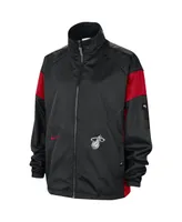 Women's Nike Black/Red Miami Heat 2023/24 City Edition Courtside Swoosh Fly Full-Zip Jacket