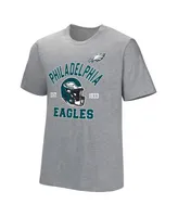 Men's Gray Philadelphia Eagles Tackle Adaptive T-shirt