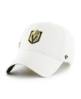 Women's '47 Brand White Vegas Golden Knights Confetti Clean Up Adjustable Hat