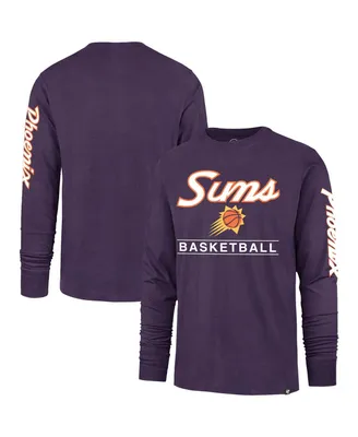 Men's '47 Brand Purple Phoenix Suns 2023/24 City Edition Triplet Franklin Long Sleeve T-shirt