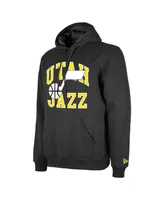 Men's and Women's New Era Black Utah Jazz 2023/24 Season Tip-Off Edition Pullover Hoodie